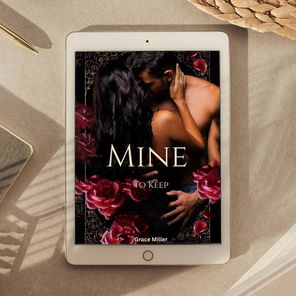 Digital romance novel cover showing Orla and Callan locked in a tense, passionate moment